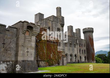 Penrhyn, UK- July 12, 2022: Penrhyn Castle in North Wales Stock Photo