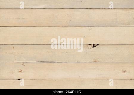 Light wooden table background. Close up of rustic light wood table Stock Photo