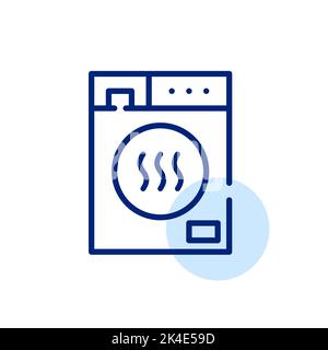 Drying machine icon. Pixel perfect, editable stroke icon Stock Vector
