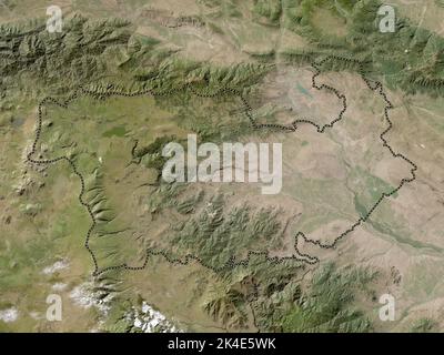 Kvemo Kartli, region of Low resolution satellite map