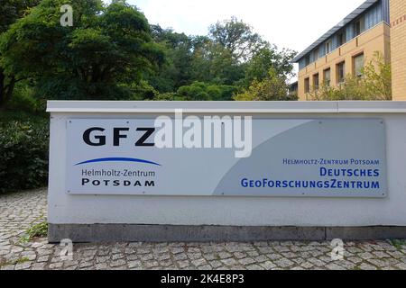 GFZ Helmholtz Center, Potsdam, German Geo Research Center, GFZ Helmholtz-Zentrum, Postam, Deutsches Geoforschungszentrum, Potsdam, Germany Stock Photo