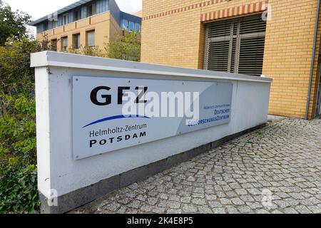 GFZ Helmholtz Center, Potsdam, German Geo Research Center, GFZ Helmholtz-Zentrum, Postam, Deutsches Geoforschungszentrum, Potsdam, Germany Stock Photo