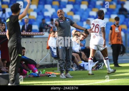 Naples, Italy. 1 Oct, 2022. Luciano Spalletti Head Coach Of Ssc Napoli 