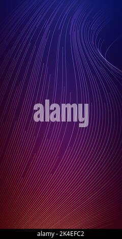 Vertical background with lines conveying data with gradient color. technological concept. Stock Photo