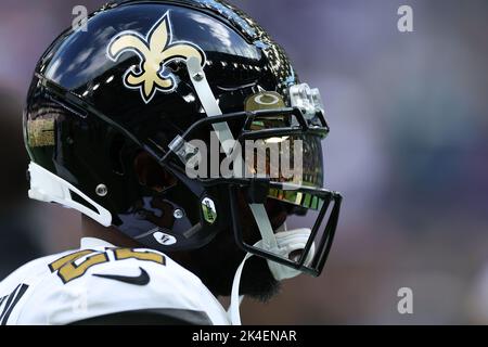 London, UK. 2nd October 2022; Tottenham Hotspur Stadium. Tottenham, London, England; NFL UK football, Minnesota Vikings versus The New Orleans Saints: New Orleans Saints Running Back Mark Ingram (22) Credit: Action Plus Sports Images/Alamy Live News Stock Photo