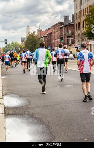 Silesia Marathon 2022, Katowice, Silesia, Poland. October 02, 2022 ...