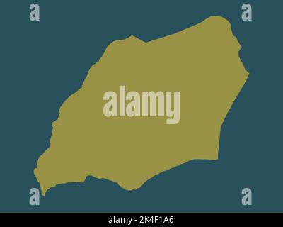 Biombo, region of Guinea-Bissau. Solid color shape. Locations of major ...