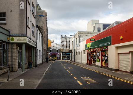 Inverness, Scotland, 15th Sep, 2022: A Highway Maintenance lorry is driving through the city. Stock Photo