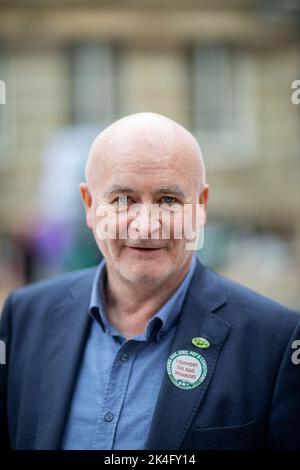 Mick Lynch - Transport Union Leader - rail, Trains, Ships Stock Photo