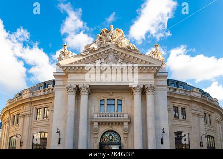 Paris, the Bourse du commerce, beautiful building at les Halles in the center Stock Photo