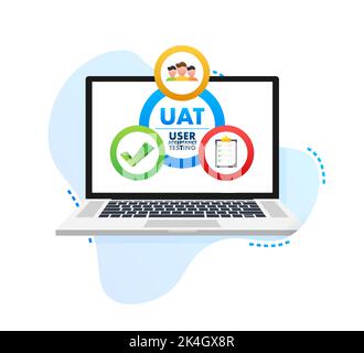 Flat web template with lms for concept design. Concept of learning management system. Stock Vector