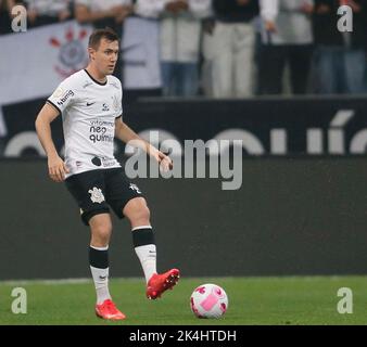 Sao Paulo, Brazil. 01st Oct, 2022. piton during a game between Corinthians and Cuiaba at the Neo Quimica Arena in Sao Paulo, Brazil, Brazilian, photo: fernando roberto/spp (Fernando Roberto/SPP) Credit: SPP Sport Press Photo. /Alamy Live News Stock Photo