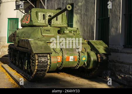 Canadian Ram Mk II Cruiser tank in Vancouver Stock Photo