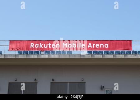 Rakuten Mobile Arena, Tokyo, Japan. 1st Oct, 2022. General view, OCTOBER 1, 2022 - Tennis : Rakuten Japan Open Tennis Championships 2022 at Rakuten Mobile Arena, Tokyo, Japan. Credit: AFLO SPORT/Alamy Live News Stock Photo