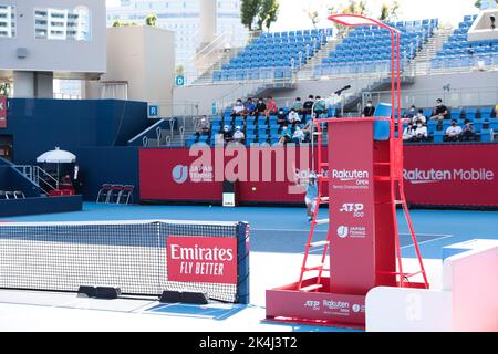 Rakuten Mobile Arena, Tokyo, Japan. 1st Oct, 2022. General view, OCTOBER 1, 2022 - Tennis : Rakuten Japan Open Tennis Championships 2022 at Rakuten Mobile Arena, Tokyo, Japan. Credit: AFLO SPORT/Alamy Live News Stock Photo