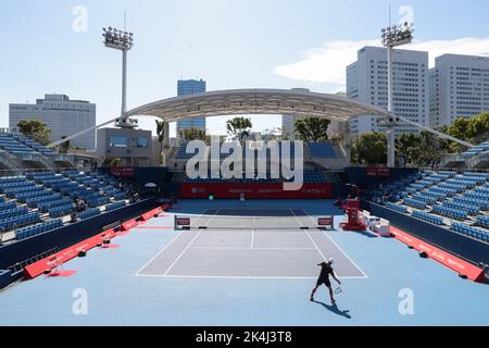 Rakuten Mobile Arena, Tokyo, Japan. 1st Oct, 2022. General view, OCTOBER 1, 2022 - Tennis : Rakuten Japan Open Tennis Championships 2022 at Rakuten Mobile Arena, Tokyo, Japan. Credit: AFLO SPORT/Alamy Live News Stock Photo