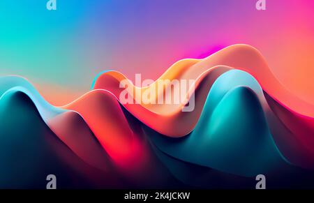 3D abstract art background design Stock Photo