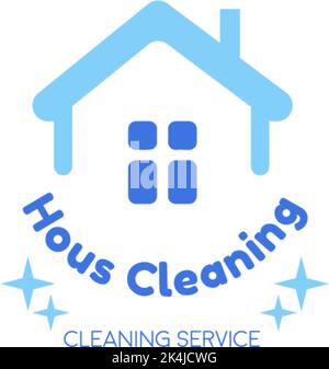 House Cleaning Service Business Logo Symbol Icon Design Template Stock ...