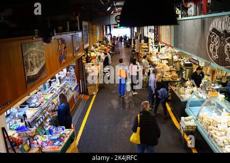 Inside Central Market in Adelaide, South Australia Stock Photo