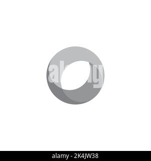 circle gradient tire geometric logo vector Stock Vector