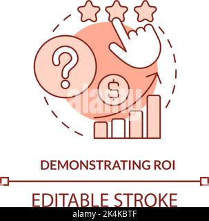 Demonstrating ROI concept icon Stock Vector Image & Art - Alamy