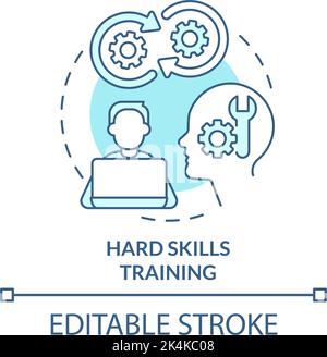 Hard skills training concept icon Stock Vector Image & Art - Alamy