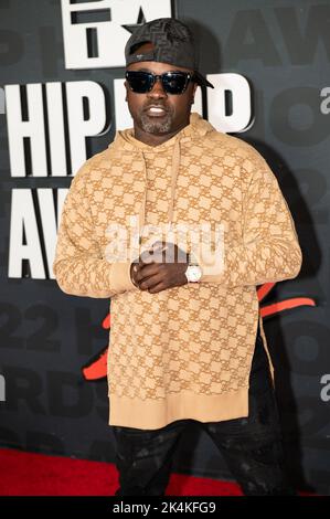 Atlanta, USA. 30th Sep, 2022. Havoc attends the BET Hip Hop Awards 2022 on September 30, 2022 in Atlanta, Georgia. (Photo by Mike Ware/Sipa USA). Credit: Sipa USA/Alamy Live News Stock Photo