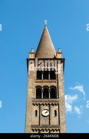 Peter and Paul Church on Bassinplatz in Potsdam Stock Photo