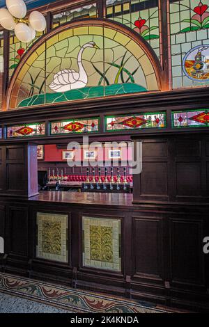 The Swan& Railway pub in Wigan , United Kingdom Stock Photo