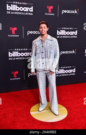 Coral Gables, USA. 29th Sep, 2022. CORAL GABLES, FLORIDA - SEPTEMBER 29: MKY attends the 2022 Billboard Latin Music Awards at Watsco Center on September 29, 2022 in Coral Gables, Florida. (Photo by JL/Sipa USA) Credit: Sipa USA/Alamy Live News Stock Photo