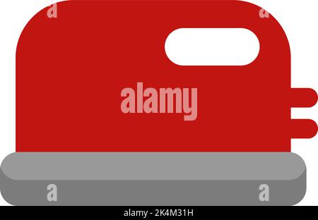 Kitchen toaster, illustration, vector on a white background. Stock Vector