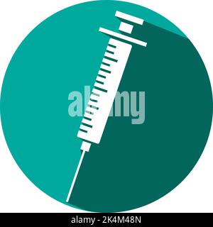 Dental anesthesia, illustration, vector on a white background. Stock Vector