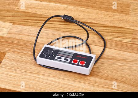 Nintengo NES controller Stock Photo