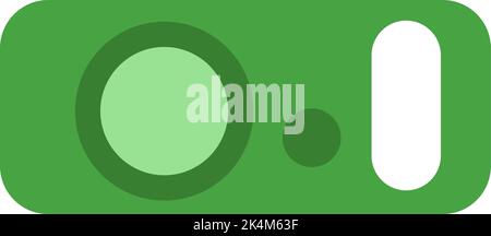 Electronic projector device, illustration, vector on a white background. Stock Vector