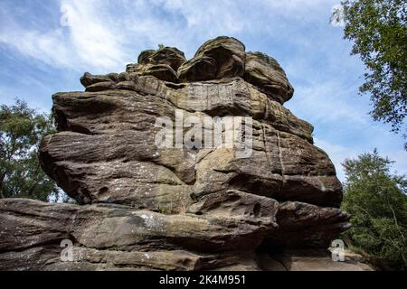 Brimham Rocks National trust Yorkshire Stock Photo