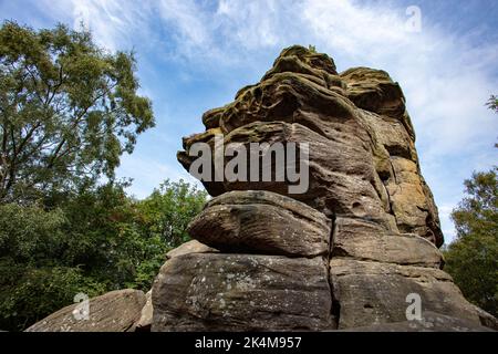 Brimham Rocks National trust Yorkshire Stock Photo