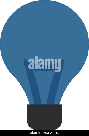 Industrial lightbulb, illustration, vector on a white background. Stock Vector