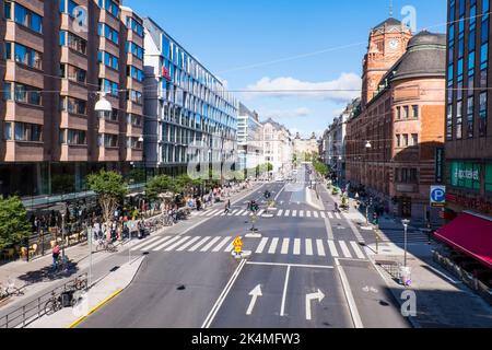 Vasagatan, Norrmalm, Stockholm, Sweden Stock Photo