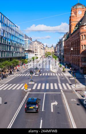 Vasagatan, Norrmalm, Stockholm, Sweden Stock Photo