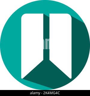 Mobile tassel, illustration, vector on a white background. Stock Vector