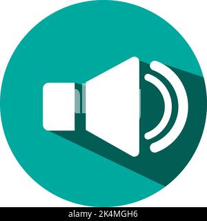 Mobile speaker, illustration, vector on a white background. Stock Vector