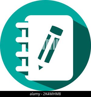 Mobile notes, illustration, vector on a white background. Stock Vector