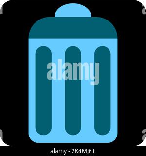 Phone recycle bin, illustration, vector on a white background. Stock Vector