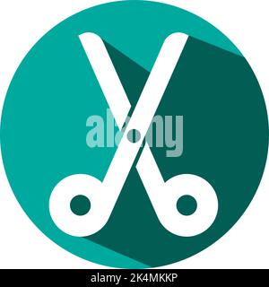 Video cut, illustration, vector on a white background. Stock Vector