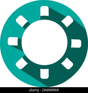 Mobile brightness, illustration, vector on a white background. Stock Vector
