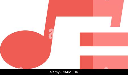 Phone playlist, illustration, vector on a white background. Stock Vector
