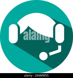 Online shopping support, illustration, vector on a white background. Stock Vector