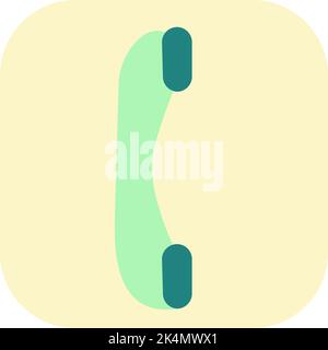 Phone calls, illustration, vector on a white background. Stock Vector