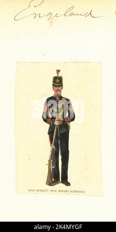 'The 2nd Queen's Own Rifles (Canada)', 1890. Creator: Godfrey Douglas ...