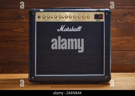 Marshall guitar amplifier combo Stock Photo